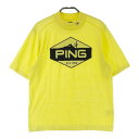 PING ピン 半袖ニット セーター サマーニット イエロー系 M 【中古】ゴルフウェア メンズ