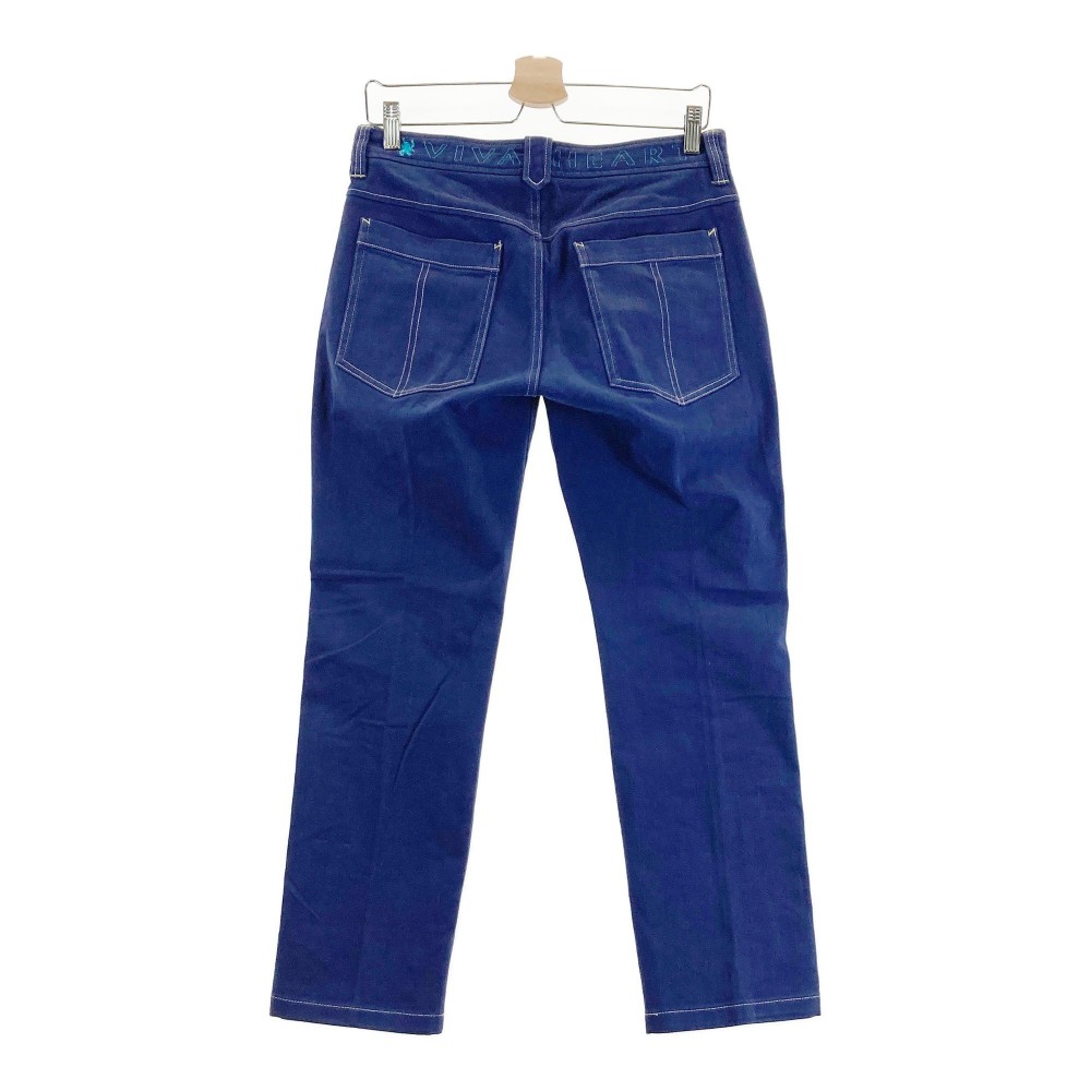 VIVA HEART ビバハート 011-72911 ストレッチパンツ ネイビー系 79 【中古】ゴルフウェア メンズ