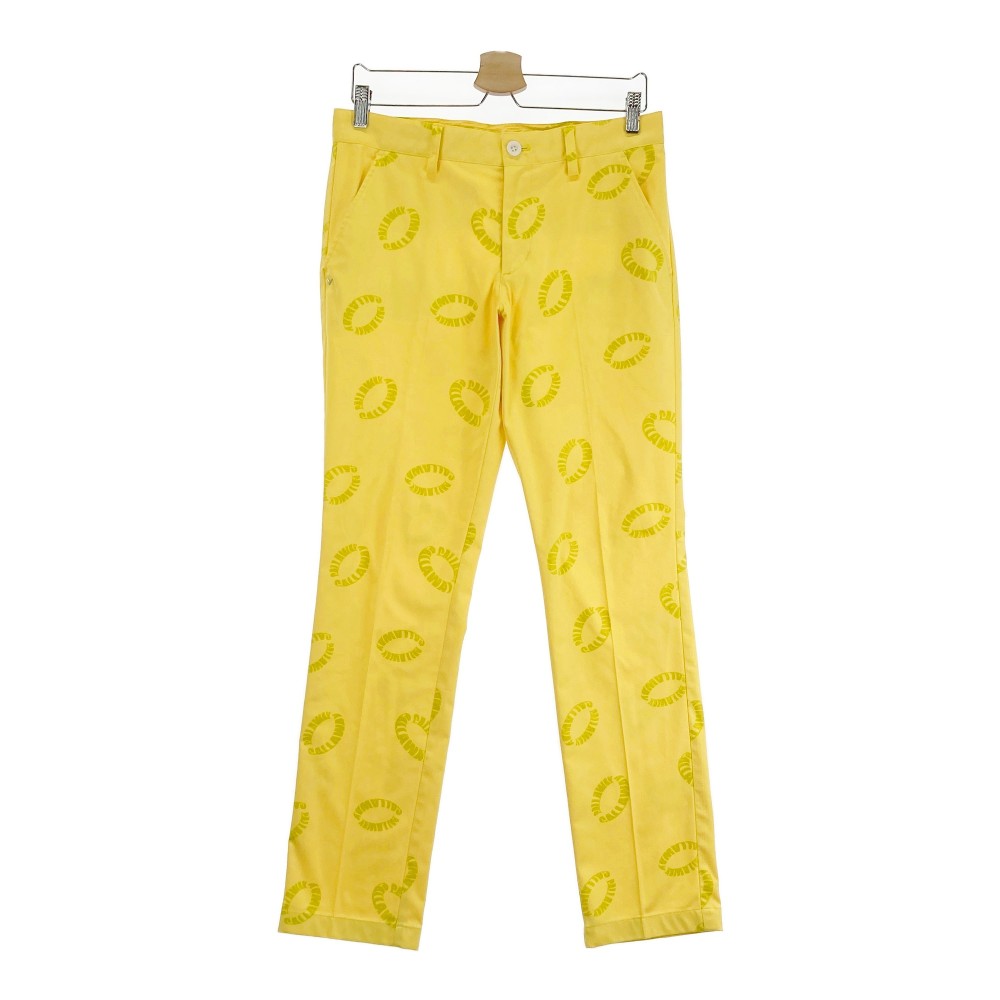 CALLAWAY キャロウェイ パンツ 総柄 イエロー系 M 【中古】ゴルフウェア メンズ