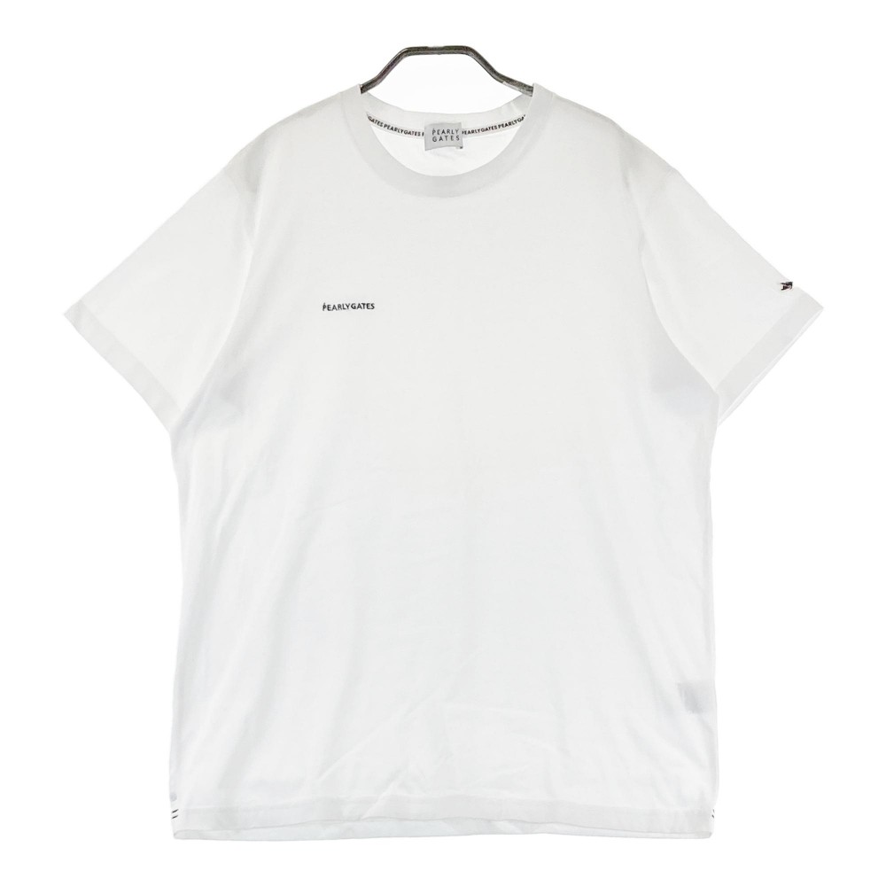 PEARLY GATES パーリーゲイツ 半袖Tシャツ ホワイト系 6 【中古】ゴルフウェア メンズ