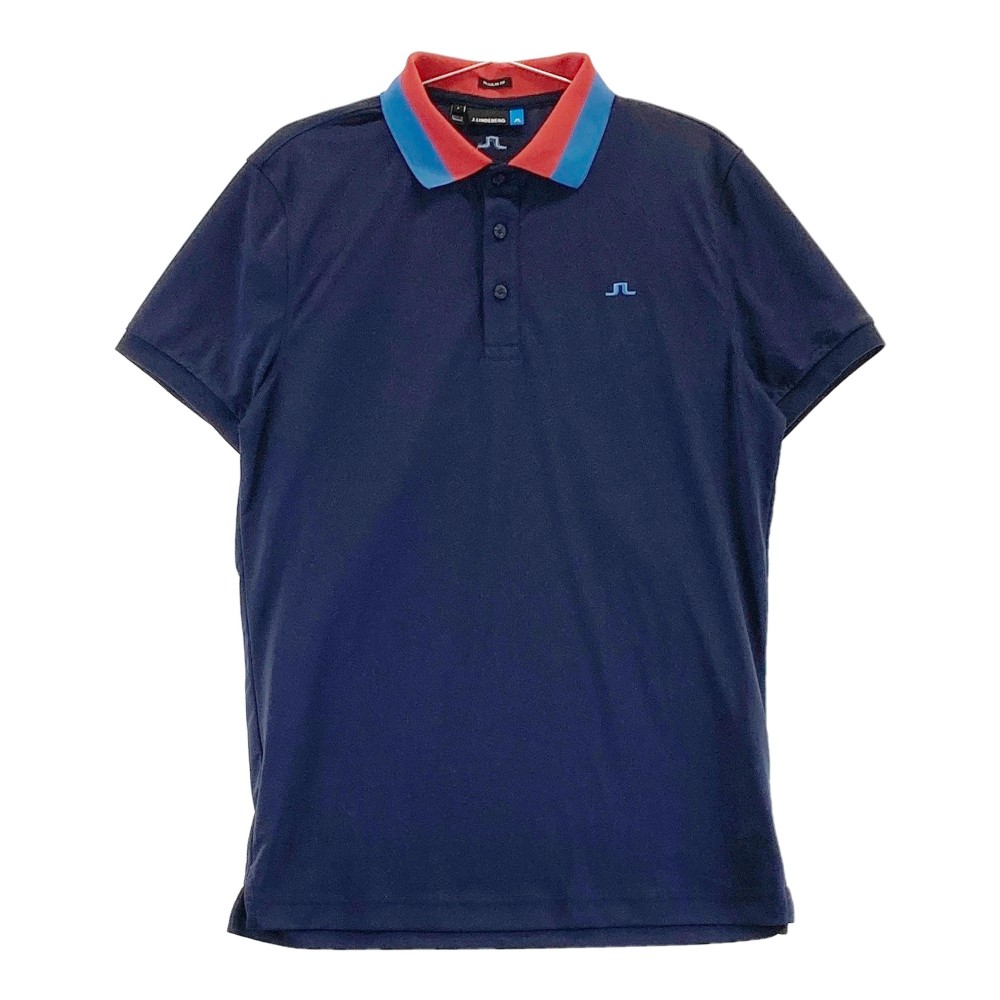 Shirts - J.LINDEBERG ジェイリンドバーグ 半袖 ポロシャツ ネイビー系 S 【中古】ゴルフウェア メンズ