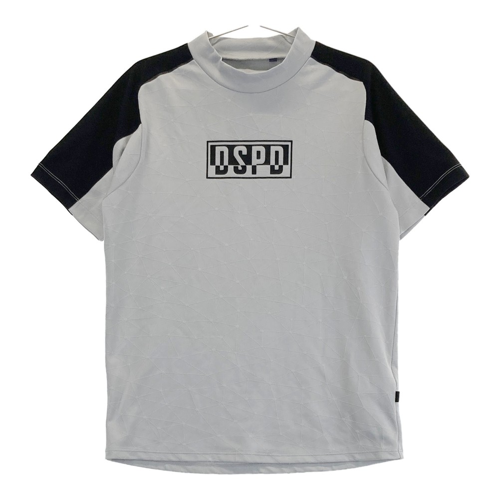 CALLAWAY キャロウェイ ハイネック 半袖Tシャツ 総柄 グレー系 M 【中古】ゴルフウェア メンズ