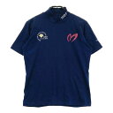 MASTER BUNNY EDITION マスターバニーエディション ハイネック半袖Tシャツ ネイビー系 5 【中古】ゴルフウェア メンズ(4)