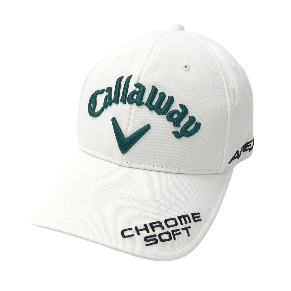 CALLAWAY キャロウェイ キャップ ホワイト系 FR 【中古】ゴルフウェア