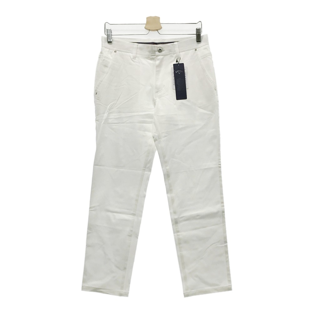 CALLAWAY キャロウェイ 2021年モデル ストレッチパンツ ホワイト系 M 【中古】ゴルフウェア メンズ