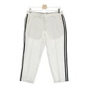 ADIDAS GOLF アディダスゴルフ 2022年モデル クロップドパンツ ホワイト系 85 【中古】ゴルフウェア メンズ