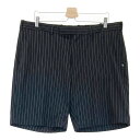 RLX ラルフローレン ハーフパンツ ストライプ柄 ブラック系 38 【中古】ゴルフウェア メンズ(4)