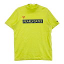 PEARLY GATES パーリーゲイツ 2022年モデル ハイネック 半袖Tシャツ グリーン系 5 【中古】ゴルフウェア メンズ