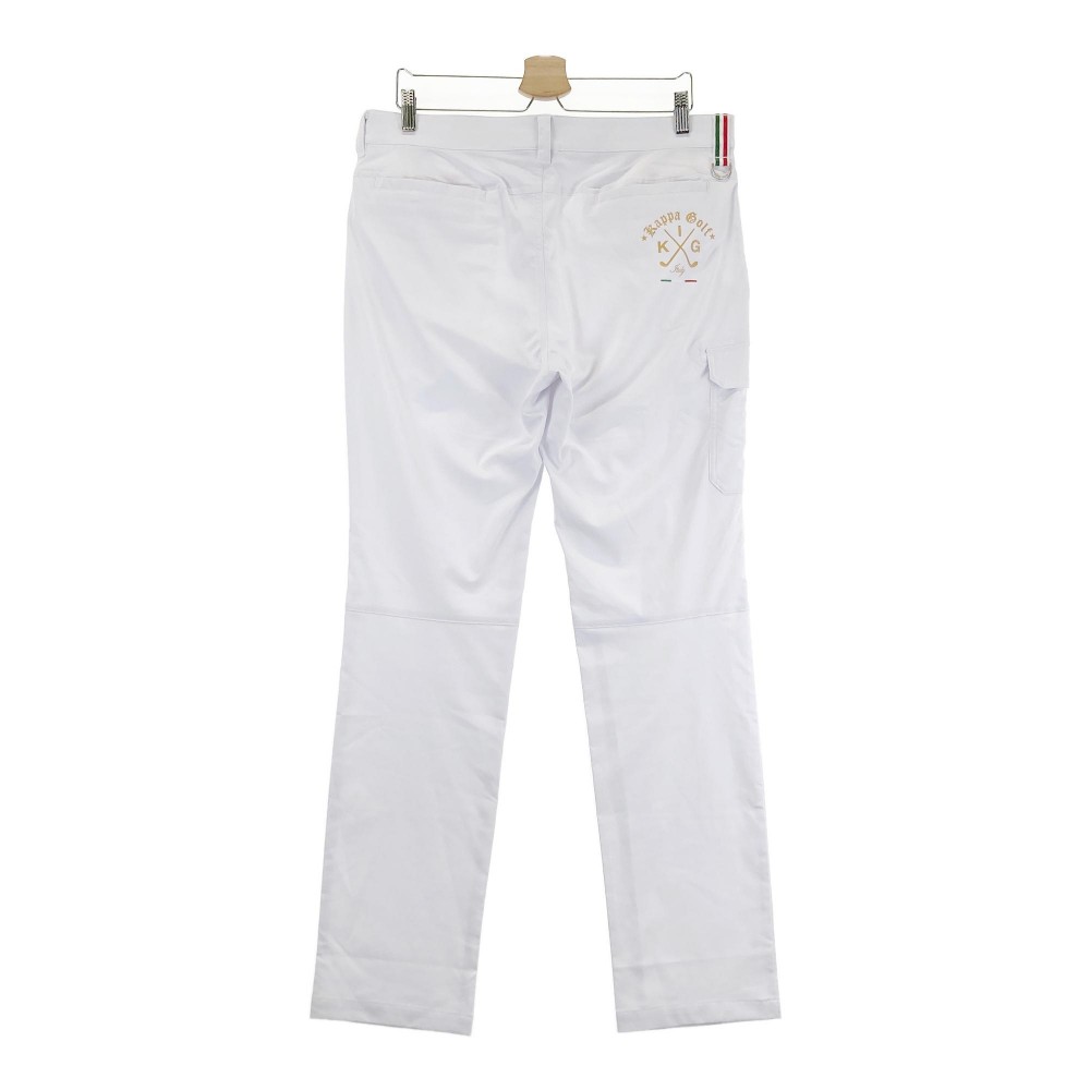 KAPPA GOLF カッパゴルフ ストレッチパンツ ホワイト系 O 【中古】ゴルフウェア メンズ