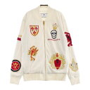 MARK&LONA マークアンドロナ 裏地付 ニット ジップジャケット ホワイト系 M 【中古】ゴルフウェア メンズ