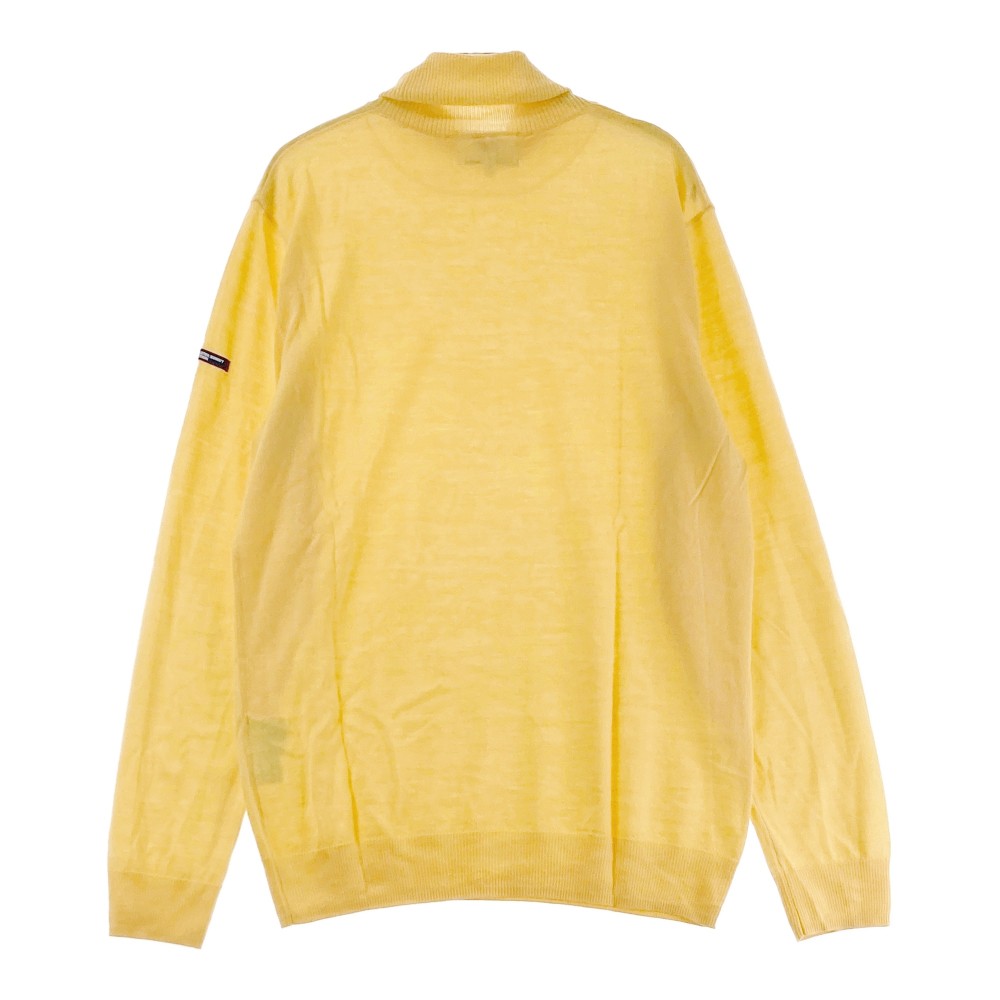MASTER BUNNY EDITION マスターバニーエディション 158-7274951 カシミヤ混 タートルネック ニットセーター イエロー系 5 【中古】ゴルフウェア メンズ