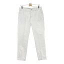 23区GOLF ニジュウサンクゴルフ ストレッチパンツ ホワイト系 86 【中古】ゴルフウェア メンズ(4)
