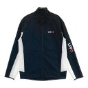 LPFG ルシアン ペラフィネ ジップジャケット ブラック系 M 【中古】ゴルフウェア メンズ