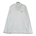 FILA GOLF フィラゴルフ ハイネック 長袖 インナーTシャツ グレー系 LL 【中古】ゴルフウェア メンズ(4)