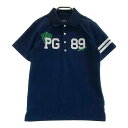 PEARLY GATES パーリーゲイツ 半袖ポロシャツ ネイビー系 3 【中古】ゴルフウェア メンズ