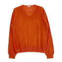ZANIERI ザニエリ ニット セーター オレンジ系 S 【中古】メンズ