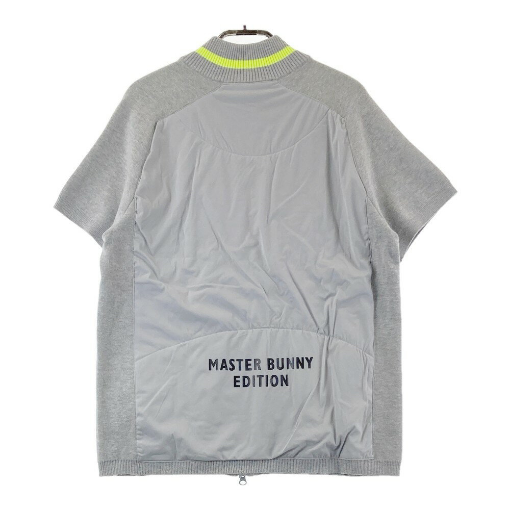 MASTER BUNNY EDITION マスターバニーエディション 半袖ジップジャケット グレー系 4 【中古】ゴルフウェア メンズ