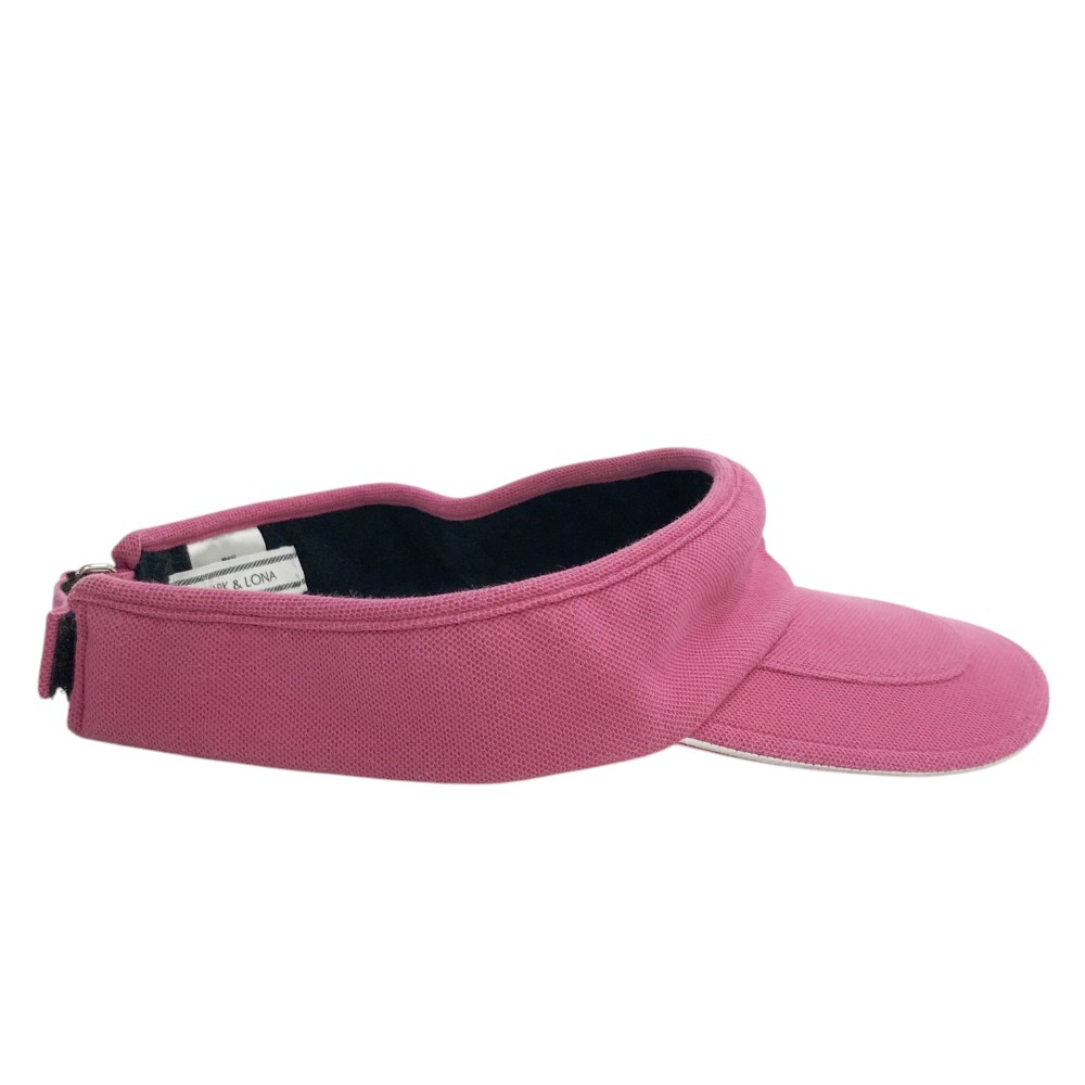 MARK&LONA マークアンドロナ サンバイザー ピンク系 FR 【中古】ゴルフウェア