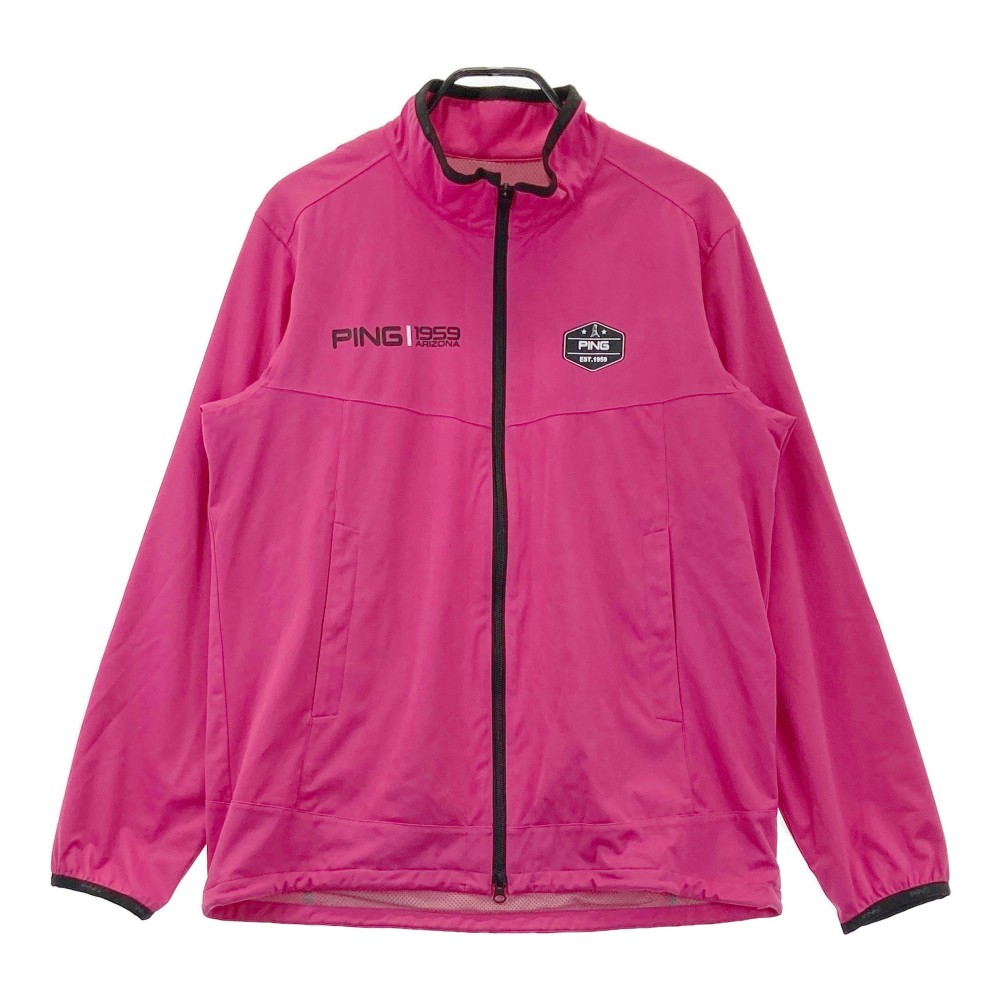 PING ピン 621-2242803 ジップジャケット ピンク系 LL 【中古】ゴルフウェア メンズ