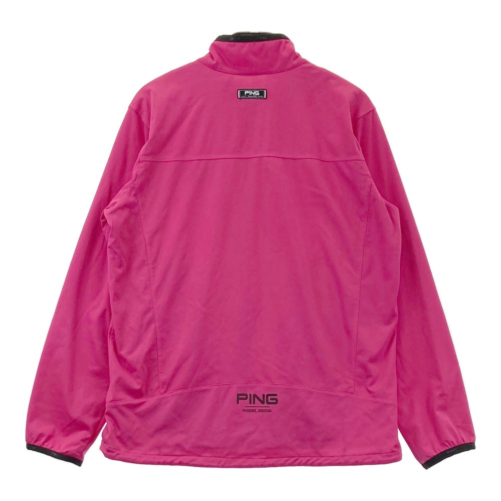 PING ピン 621-2242803 ジップジャケット ピンク系 LL 【中古】ゴルフウェア メンズ