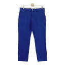 DESCENTE GOLF デサントゴルフ パンツ ブルー系 82 【中古】ゴルフウェア メンズ(4)