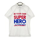 JACK BUNNY ジャックバニー 半袖ポロシャツ ホワイト系 4 【中古】ゴルフウェア メンズ