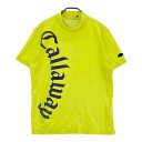 CALLAWAY キャロウェイ 2023年 半袖ハイネックTシャツ グリーン系 L 【中古】ゴルフウェア メンズ