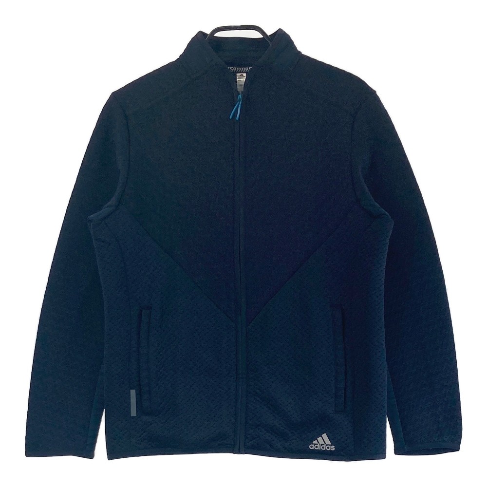 ADIDAS GOLF アディダスゴルフ ジップジャケット ネイビー系 M 【中古】ゴルフウェア メンズ