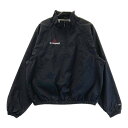 LE COQ GOLF ルコックゴルフ 2WAY ハーフジップ ナイロンブルゾン ブラック系 M 【中古】ゴルフウェア メンズ(4)