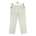 BEAMS GOLF ビームスゴルフ コーデュロイ パンツ ホワイト系 M 【中古】ゴルフウェア メンズ(4)