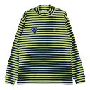 CAMICIA SPORTIVA カミーチャスポルティーバ 51-2202911 ニット セーター ボーダー グリーン系 52 【中古】ゴルフウェア メンズ