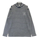 CAMICIA SPORTIVA カミーチャスポルティーバ 51-2192920 ニット セーター ボーダー ネイビー系 50 【中古】ゴルフウェア メンズ