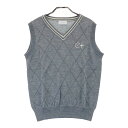CAMICIA SPORTIVA カミーチャスポルティーバ 51-1182870 ニット ベスト グレー系 48 【中古】ゴルフウェア メンズ