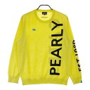 PEARLY GATES パーリーゲイツ カシミヤ ニットセーター イエロー系 6 【中古】ゴルフウェア メンズ