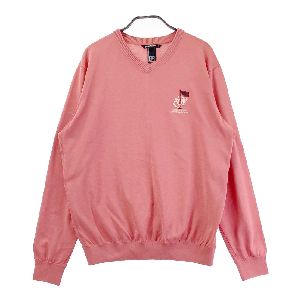 ZOY ゾーイ ニットセーター ピンク系 2 【中古】ゴルフウェア メンズ