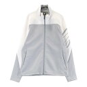 DESCENTE GOLF デサントゴルフ ジップジャケット グレー系 L 【中古】ゴルフウェア メンズ(4)