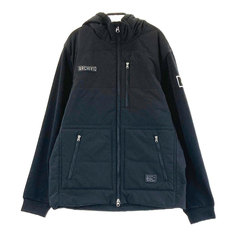 インポート・海外人気ブランド 美品】アルチビオ ジップ横ロゴ 黒×イエロー ジップパーカー その他