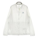 ADIDAS GOLF アディダスゴルフ ジップジャケット ホワイト系 L 【中古】ゴルフウェア メンズ