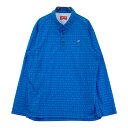 NEW BALANCE GOLF ニューバランス 長袖ポロシャツ ドット柄 ブルー系 7 【中古】ゴルフウェア メンズ(4)