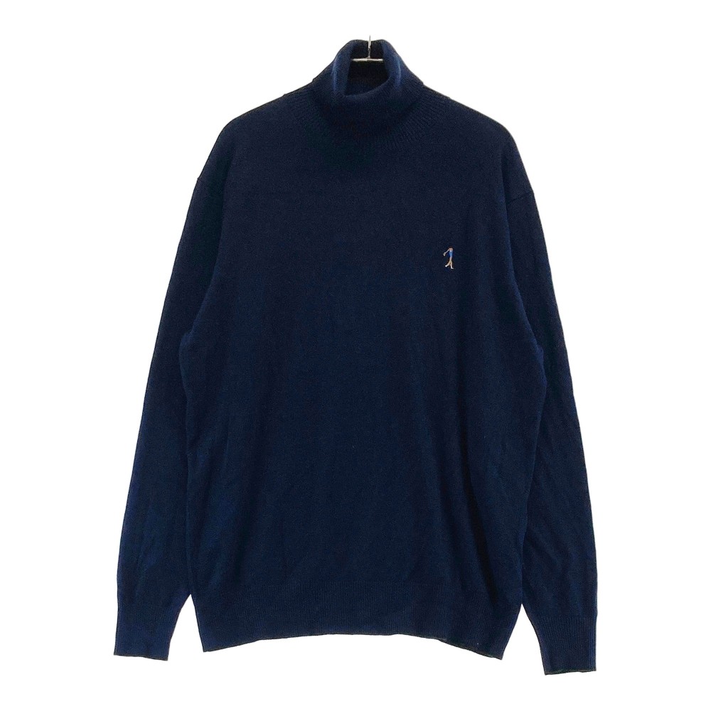 DO CLASSE ドゥクラッセ タートルネック ニットセーター ネイビー系 L 【中古】ゴルフウェア メンズ