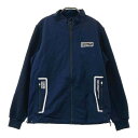 MARK&LONA マークアンドロナ 切替 ジップジャケット ネイビー系 48 【中古】ゴルフウェア メンズ