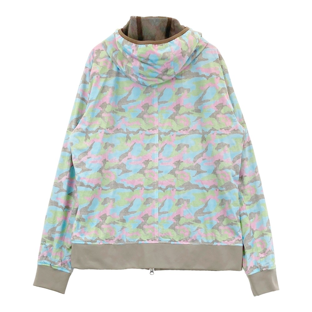 ROSASEN ロサーセン ジップジャケット カモフラ ブルー系 50 【中古】ゴルフウェア メンズ