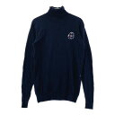 CALLAWAY キャロウェイ タートルネック 長袖ニットセーター ネイビー系 M 【中古】ゴルフウェア メンズ