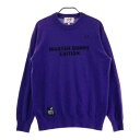 MASTER BUNNY EDITION マスターバニーエディション ニットセーター カシミヤ パープル系 4 【中古】ゴルフウェア メンズ