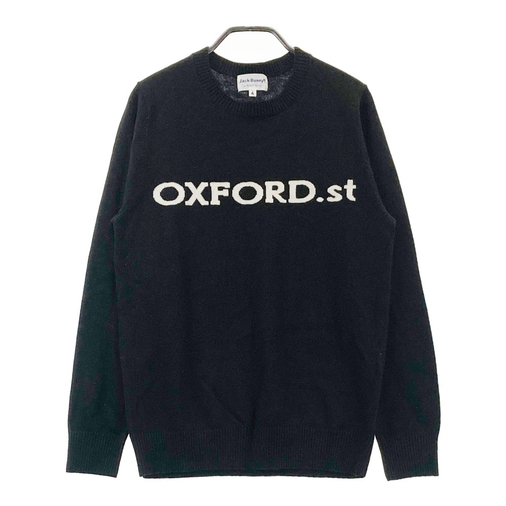 JACK BUNNY ジャックバニー ニットセーター ブラック系 4 【中古】ゴルフウェア メンズ