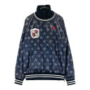 PEARLY GATES パーリーゲイツ インナー付蓄熱スニードジャック 星柄 ネイビー系 3 【中古】ゴルフウェア メンズ