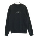 FRED PERRY フレッドペリー スウェット トレーナー ブラック系 S 【中古】メンズ
