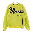MARK&LONA マークアンドロナ 裏地付 ニットセーター イエロー系 46 【中古】ゴルフウェア メンズ