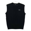 TITLEIST タイトリスト ニットベスト ブラック系 S 【中古】ゴルフウェア メンズ