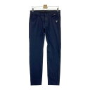 MARK&LONA マークアンドロナ ストレッチパンツ ネイビー系 46 【中古】ゴルフウェア メンズ(4)